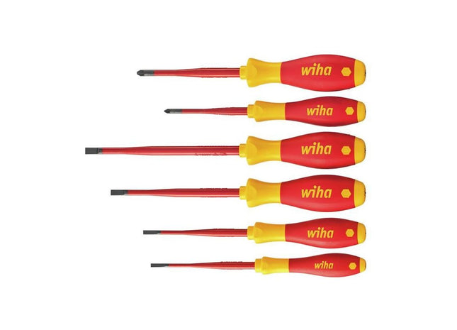Wiha SoftFinish® electric slimFix SL/PZ Screwdriver Set, 6 Piece Wiha - RockBottom Northampton
