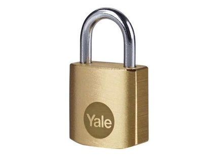 Yale Locks Brass Padlock 20mm Yale Locks - RockBottom Northampton