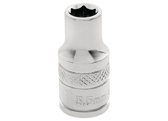 Draper HI-TORQ 6 Point Socket, 1/4" Sq. Dr., 5.5mm 32449 Draper - Town Tools 