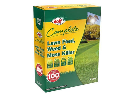 Doff Complete Lawn Feed, Weed & Moss Killer 3.2kg DOFF - RockBottom Northampton