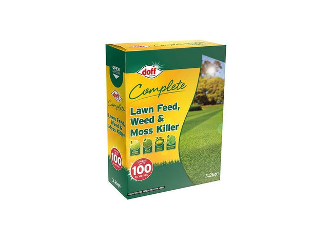 Doff Complete Lawn Feed, Weed & Moss Killer 3.2kg DOFF - RockBottom Northampton