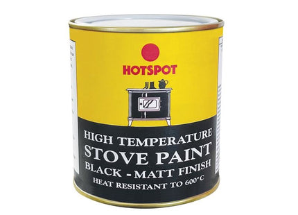 Hotspot Stove Paint Matt Black 500ml Hotspot - RockBottom Northampton