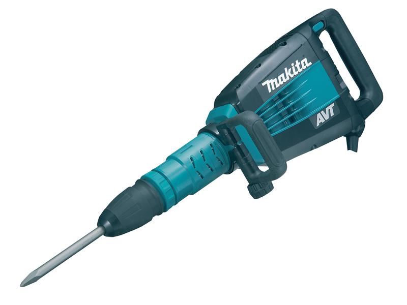 Makita HM1214C SDS Max AVT Demolition Hammer 1510W 110V Makita - RockBottom Northampton 