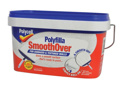 Polycell SmoothOver Damaged / Textured Walls 2.5 litre Polycell - RockBottom Nothampton