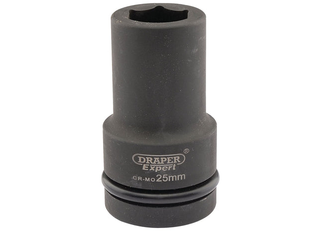 Draper Expert HI-TORQ 6 Point Deep Impact Socket, 1" Sq. Dr., 25mm Draper - Town Tools 