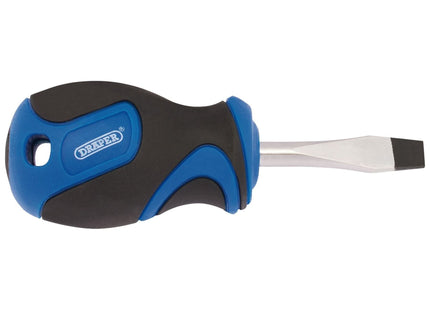 Draper Soft Grip Plain Slot Screwdriver, 6.0 x 38mm 48921 Draper - Town Tools 