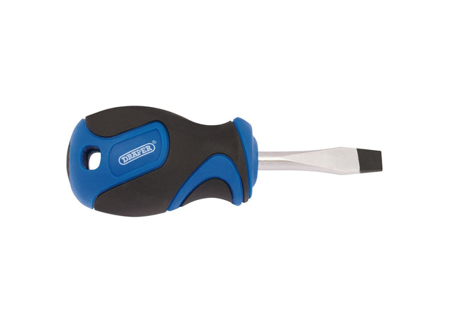 Draper Soft Grip Plain Slot Screwdriver, 6.0 x 38mm 48921 Draper - Town Tools 