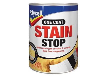 Polycell Stain Stop Paint 1 litre Polycell - RockBottom Nothampton