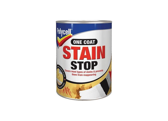 Polycell Stain Stop Paint 1 litre Polycell - RockBottom Nothampton
