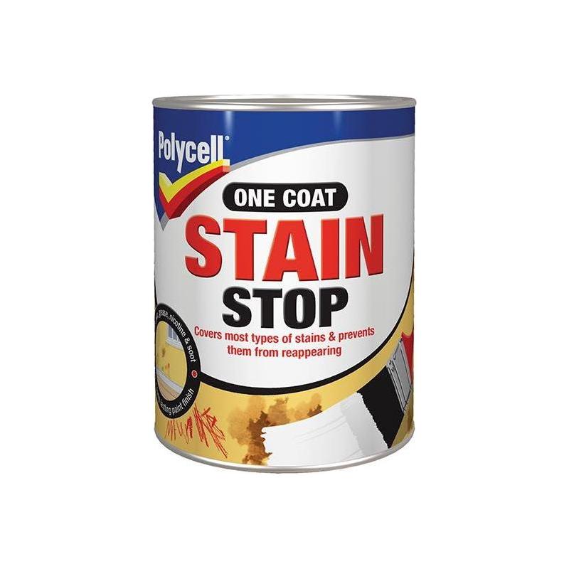 Polycell Stain Stop Paint 1 litre Polycell - RockBottom Nothampton
