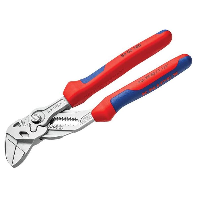 Knipex Pliers Wrench Multi-Component Grip 180mm Knipex - RockBottom Northampton