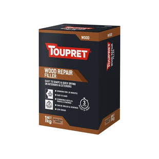 Toupret Wood Repair Filler Natural Wood 1kg Toupret - RockBottom Northampton