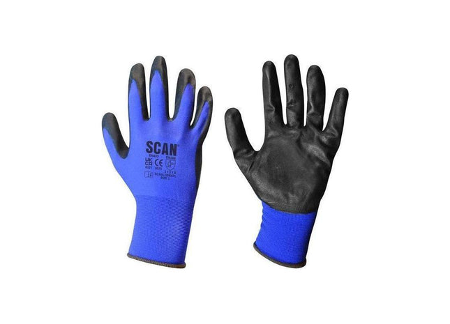 Scan Max - Dexterity Nitrile Gloves - L (Size 9) Scan - RockBottom Nothampton