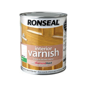 Ronseal Interior Varnish Quick Dry Matt White Ash 750ml Ronseal - RockBottom Nothampton
