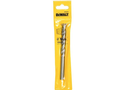 Dewalt Power Tools Masonry Drill Bit 14.0mm OL:150mm WL:82mm DeWALT Power Tools - RockBottom Northampton