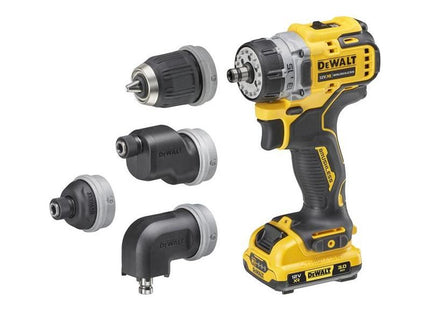 Dewalt Power Tools DCD703L2T XR BL Multi-head Drill Driver 12V 2 x 3.0Ah Li-ion DeWALT Power Tools - RockBottom Northampton