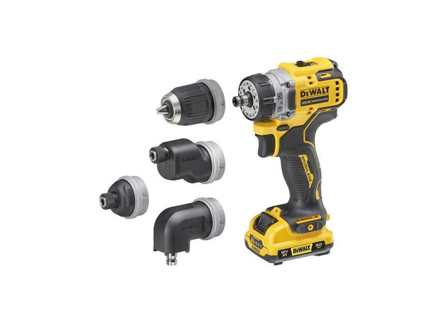 Dewalt Power Tools DCD703L2T XR BL Multi-head Drill Driver 12V 2 x 3.0Ah Li-ion DeWALT Power Tools - RockBottom Northampton