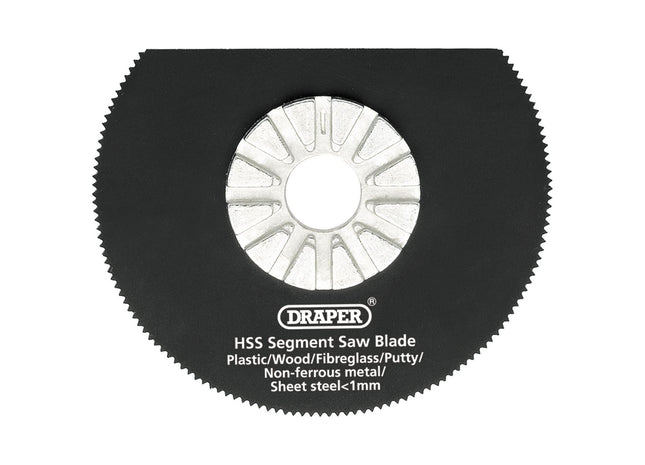 Draper HSS Segment Saw Blade, 63mm Diameter, 18tpi 26057 Draper - Town Tools 