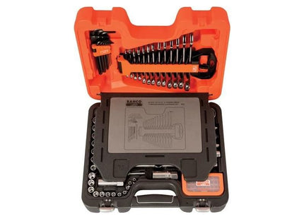 Bahco S95 1/4in & 1/2in Drive Socket & Mech Set, 95 Piece Bahco - RockBottom Northampton