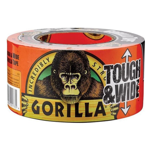 Gorilla Glue Gorilla Tape® Tough & Wide 73mm x 27m Black Gorilla Glue - RockBottom Northampton