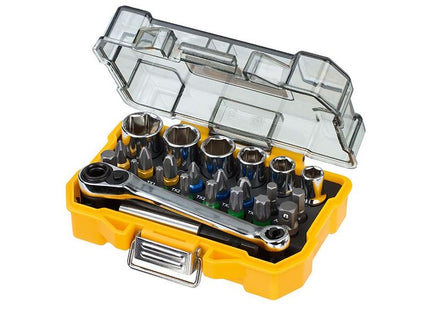 Dewalt Power Tools DT71516 Socket & Screwdriving Set, 24 Piece DeWALT Power Tools - RockBottom Northampton