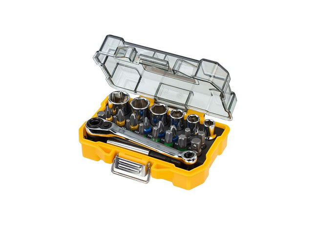 Dewalt Power Tools DT71516 Socket & Screwdriving Set, 24 Piece DeWALT Power Tools - RockBottom Northampton