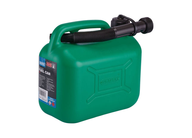 Draper Plastic Fuel Can, 5L, Green 09052 Draper - Town Tools 