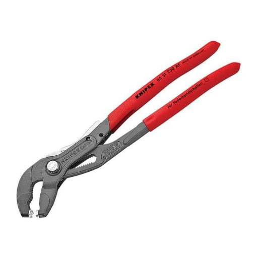 Knipex Spring Hose Clamp Pliers with Locking Device 250mm Knipex - RockBottom Northampton