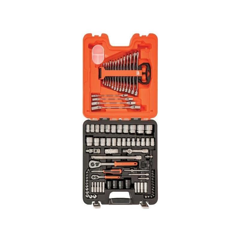 Bahco S87+7 1/4 & 1/2in Drive Socket & Spanner Set, 94 Piece Bahco - RockBottom Northampton