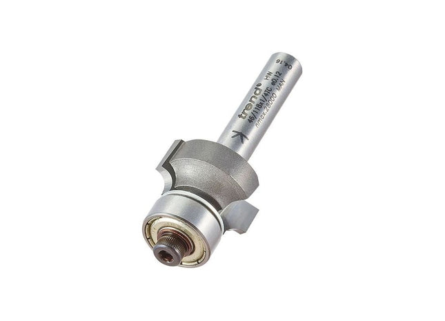 Trend 46/118 x 1/4 TCT Bearing Guided Ovolo & Round Over 3mm Radius Trend - RockBottom Northampton