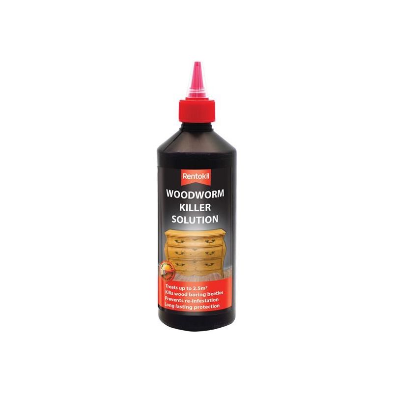 Rentokil Woodworm Killer Solution 500ml Rentokil - RockBottom Nothampton