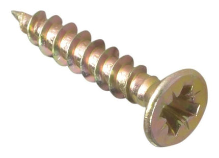 Forgefix Multi-Purpose Pozi Compatible Screw CSK ST ZYP 3.5 x 25mm Box 200 ForgeFix - RockBottom Northampton