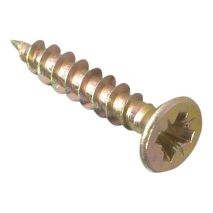 Forgefix Multi-Purpose Pozi Compatible Screw CSK ST ZYP 3.5 x 25mm Box 200 ForgeFix - RockBottom Northampton