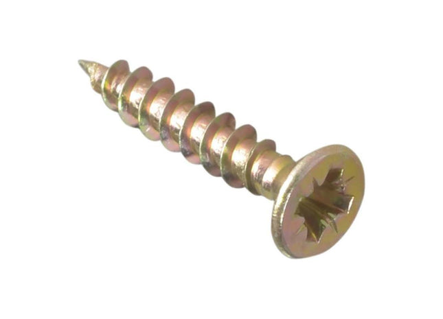 Forgefix Multi-Purpose Pozi Compatible Screw CSK ST ZYP 3.5 x 25mm Box 200 ForgeFix - RockBottom Northampton