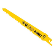 Dewalt Power Tools Bi-Metal Reciprocating Blade for Wood Cordless 152mm Pack of 5 DeWALT Power Tools - RockBottom Northampton