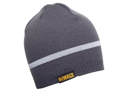 Dewalt Power Tools Knitted Beanie Hat - Grey DeWALT Power Tools - RockBottom Northampton