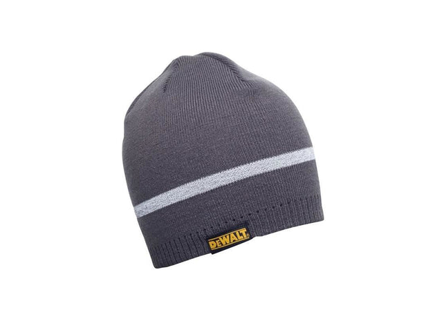 Dewalt Power Tools Knitted Beanie Hat - Grey DeWALT Power Tools - RockBottom Northampton