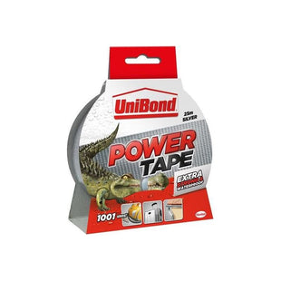 Unibond DIY Power Tape Silver 50mm x 25m UniBond - RockBottom Northampton