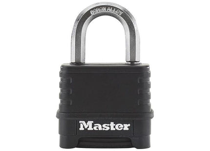 Master Lock Excell™ 4-Digit Black Finish Combination 50mm Padlock Master Lock - RockBottom Northampton
