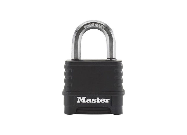 Master Lock Excell™ 4-Digit Black Finish Combination 50mm Padlock Master Lock - RockBottom Northampton