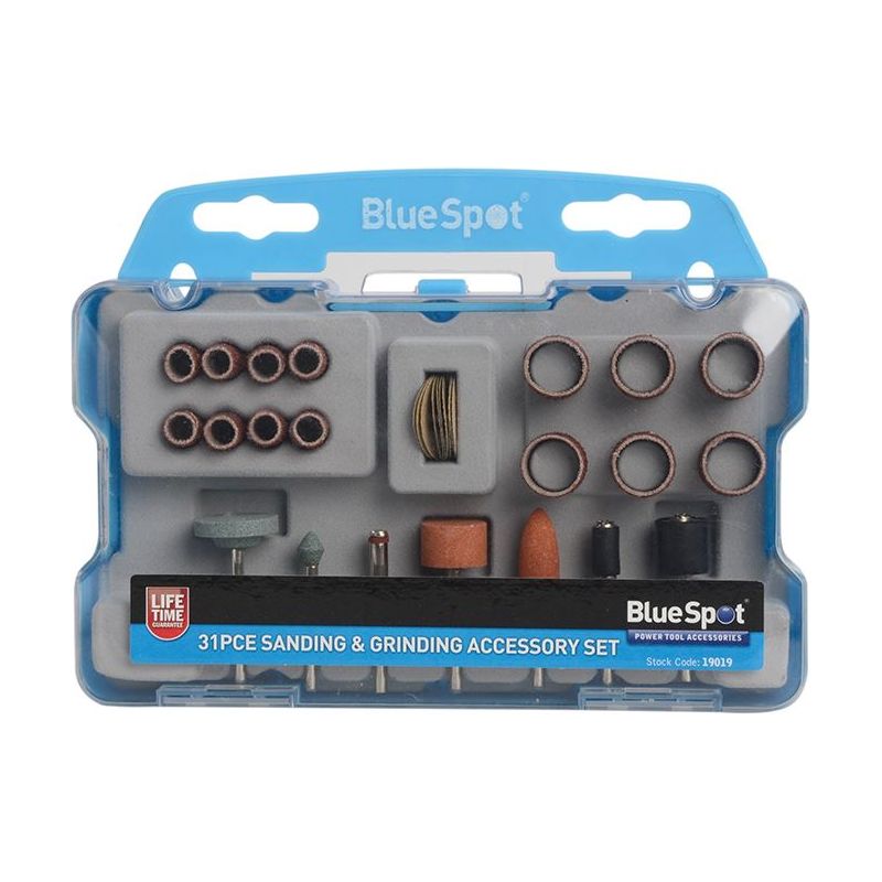 Bluespot Tools Sanding & Grinding Accessory 31 Piece Kit BlueSpot Tools - RockBottom Northampton