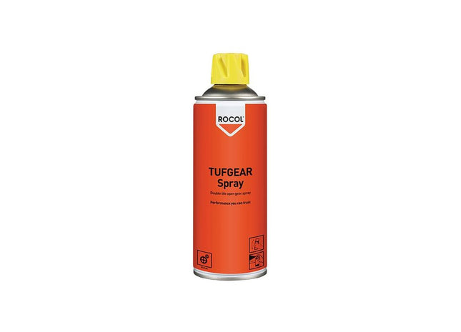 Rocol TUFGEAR Open Gear Lubricant Spray 400ml ROCOL - RockBottom Nothampton