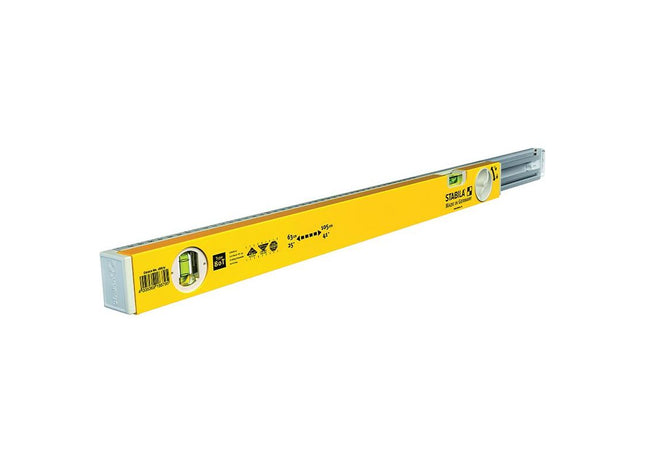 Stabila 80T Telescopic Spirit Level 2 Vials 63-105cm Stabila - RockBottom Nothampton
