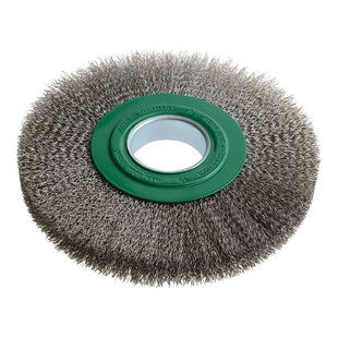 Lessmann Wheel Brush D200mm x W24-27 x 50 Bore Stainless Steel Wire 0.30 Lessmann - RockBottom Northampton