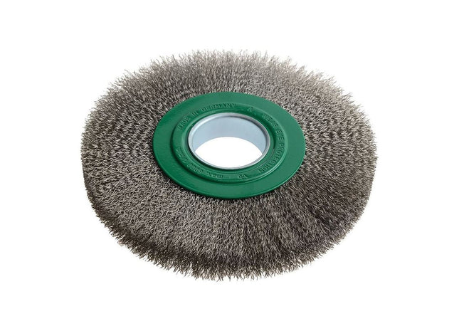 Lessmann Wheel Brush D200mm x W24-27 x 50 Bore Stainless Steel Wire 0.30 Lessmann - RockBottom Northampton