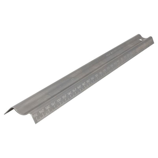 Maun Metal Safety Rule Imperial 12in Maun - RockBottom Northampton