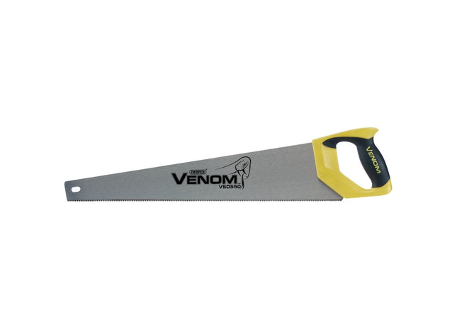 Draper Venom Second Fix Double Ground Handsaw, 550mm, 11tpi/12ppi Draper - Town Tools 