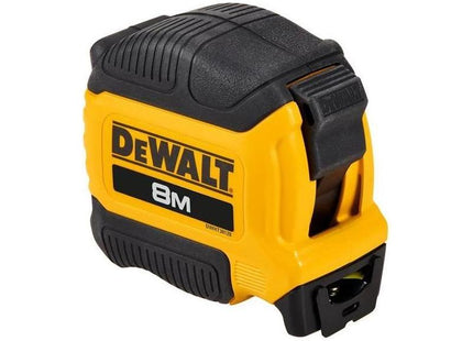 Dewalt Compact Series Tape Measure 8m (Width 28mm) (Metric Only) Dewalt - RockBottom Northampton