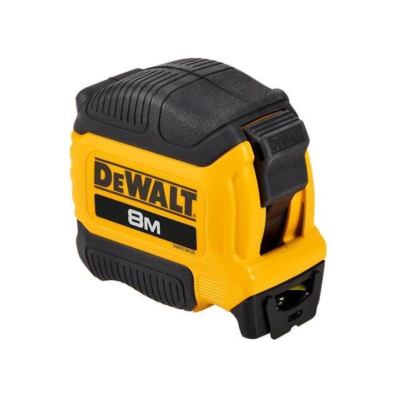 Dewalt Compact Series Tape Measure 8m (Width 28mm) (Metric Only) Dewalt - RockBottom Northampton