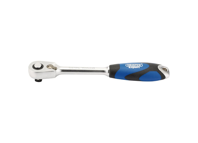 Draper 60 Tooth Micro Head Reversible Soft Grip Ratchet, 3/8" Sq. Dr. 26515 Draper - Town Tools 